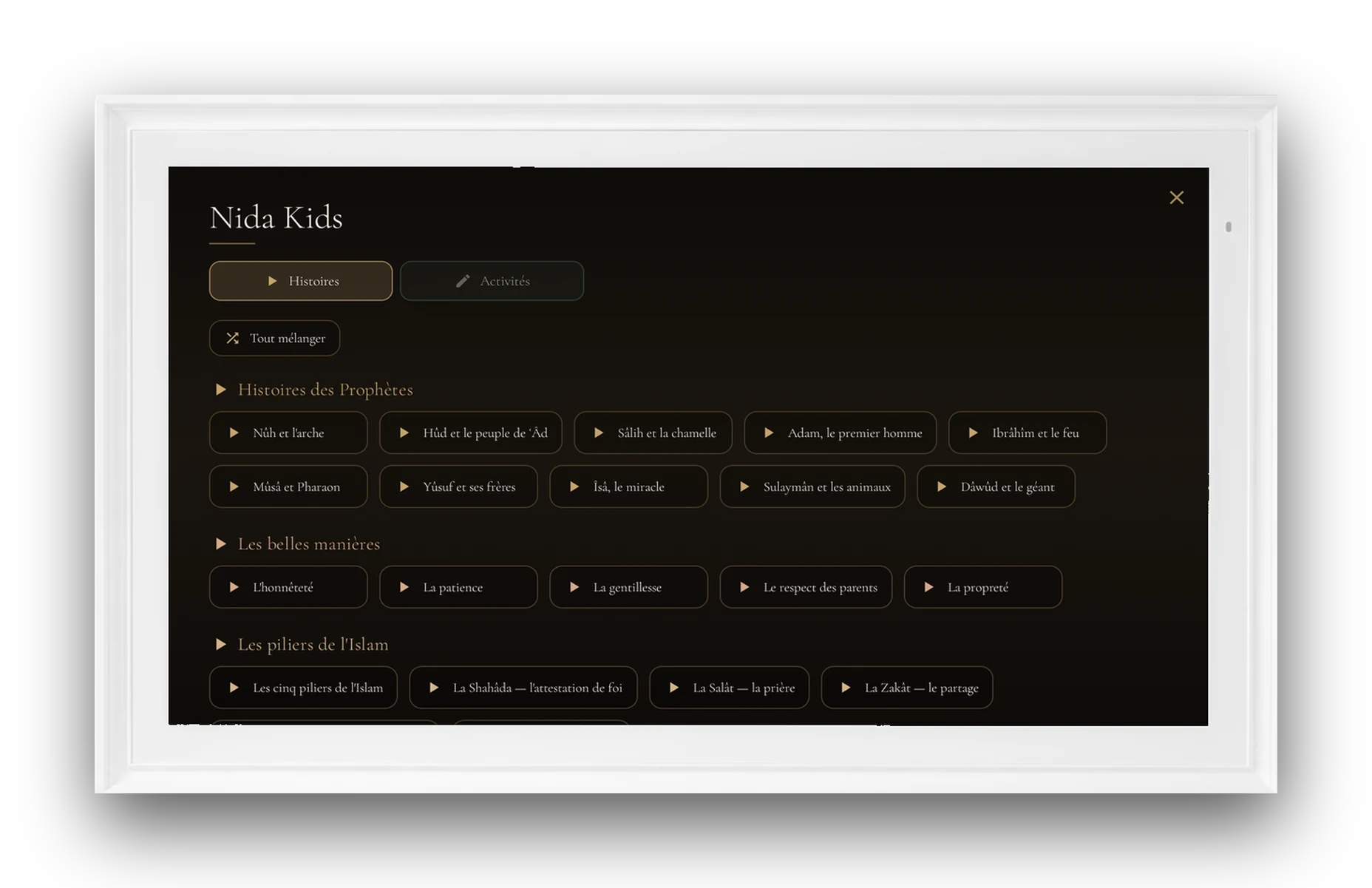 Vraies histoires Nida Kids